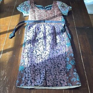 Floral Patterned Kids Dress